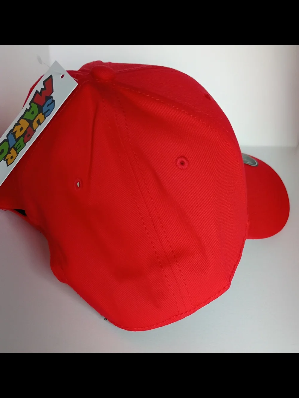 Bioworld Super Mario Red Baseball Cap with White